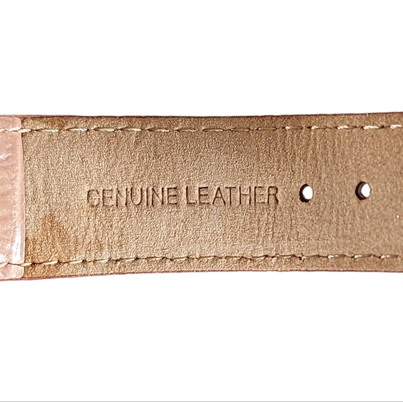 New GUESS SPARKLING PINK LIMITED EDITION 38MM PINK GENUINE LEATHER WATCH - Picture 6 of 10